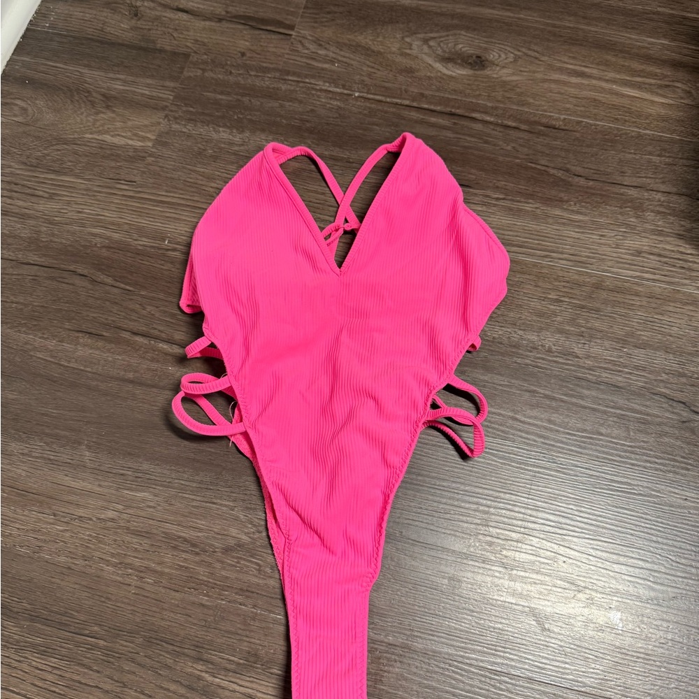 Vibrant Pink One-Piece Swimsuit
